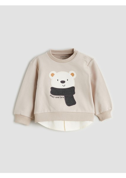 Yeni Sezon Baskılı Erkek Bebek Sweatshirt ve Pantolon 2'li fiyatları