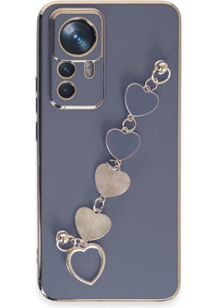 Newface Xiaomi Mi 12T Pro Kılıf Esila Silikon - Gri