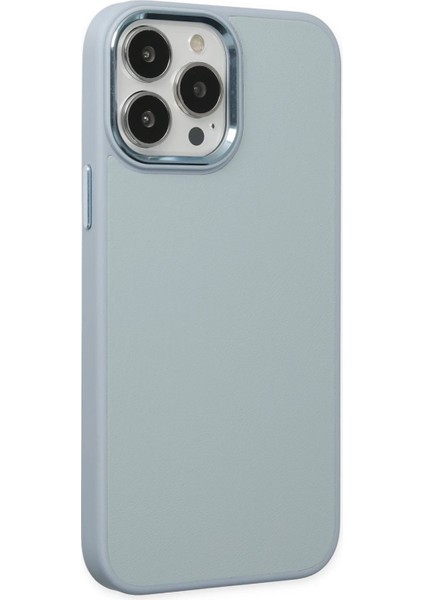 Newface iPhone 13 Pro Kılıf Asya Deri Silikon - Sierra Blue fiyatları