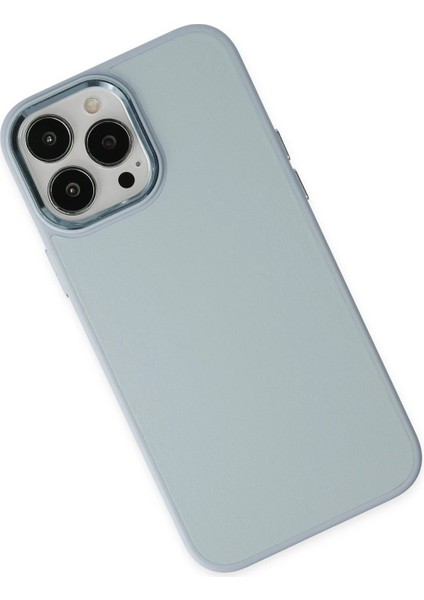 Newface iPhone 13 Pro Kılıf Asya Deri Silikon - Sierra Blue modelleri