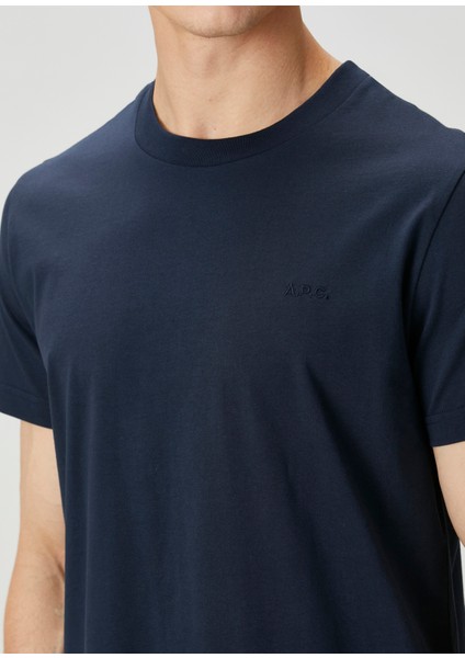 Lacivert Logo Nakışlı T-Shirt indirimleri