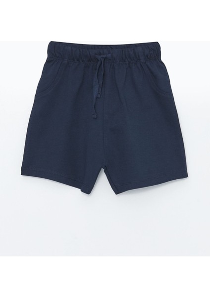 Yeni Sezon Beli Lastikli Basic Erkek Bebek Şort