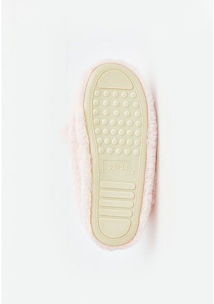 Yeni Sezon Tavşan Figürlü Pelüş Kız Bebek Ev Ayakkabısı fırsatları