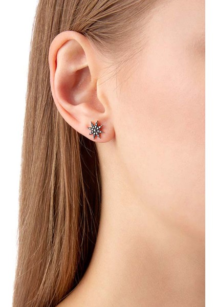 Venüs Star Kadın Tekli Sıyah Pırlanta Altın Küpe fiyatları