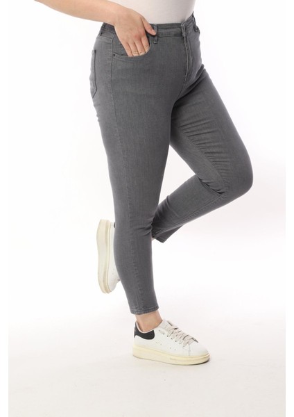 Kadın Battal Düz Jeans modelleri