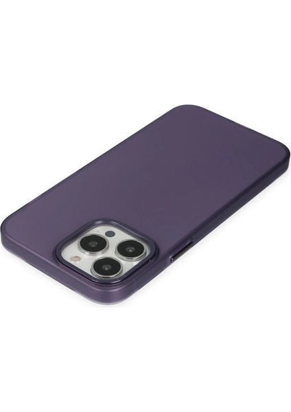 Newface iPhone 14 Pro Max Kılıf Modos Metal Kapak - Mor indirimleri