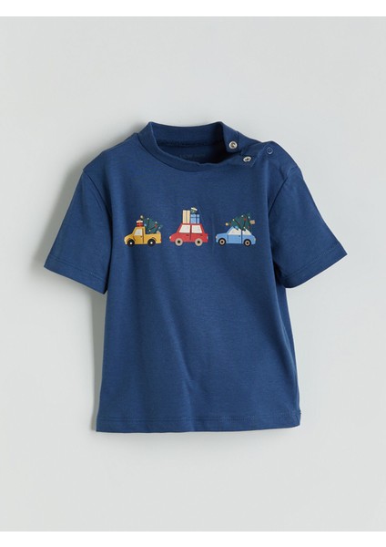 Yeni Sezon Baskılı Erkek Bebek Tişört ve Pantolon 2'li fırsatları