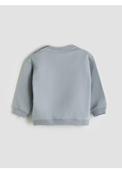 Yeni Sezon Winnie The Pooh Baskılı Erkek Bebek Sweatshirt ve Eşofman Alt 2'li fırsatları