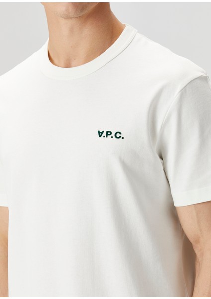 Beyaz Logo Nakışlı T-Shirt indirimleri