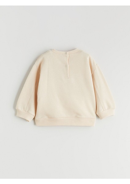 Yeni Sezon Kız Bebek Baskılı Sweatshirt ve Kadife Pantolon 2'li indirimleri