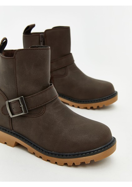 Yeni Sezon Deri Görünümlü Erkek Bebek Bot modelleri