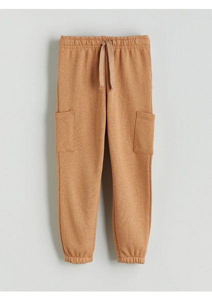 Yeni Sezon Beli Lastikli Basic Erkek Çocuk Jogger Eşofman Altı