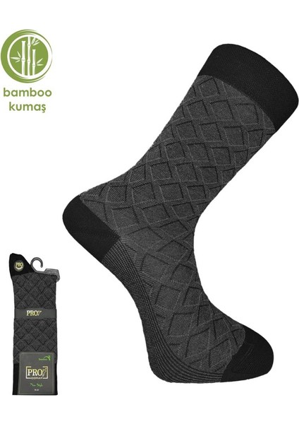 G.poti Bambu Erkek Çorabı Antrasit (17005-R4)