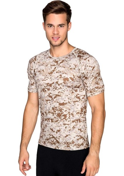 Microfiber T-Shirt - Thermoform - Army - Bej modelleri