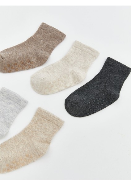 Yeni Sezon Basic Erkek Bebek Soket Çorap 5'li fiyatları