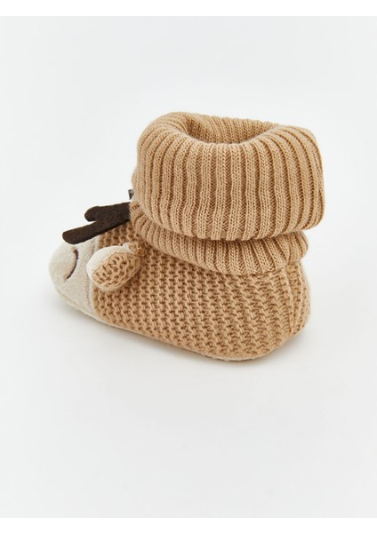 Yeni Sezon Geyik Figürlü Erkek Bebek Çoraplı Ev Ayakkabısı indirimleri