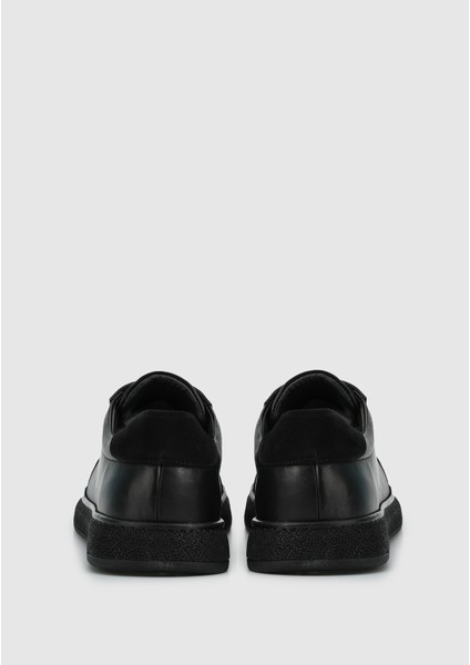 Siyah Deri Erkek Ayakkabı fırsatları