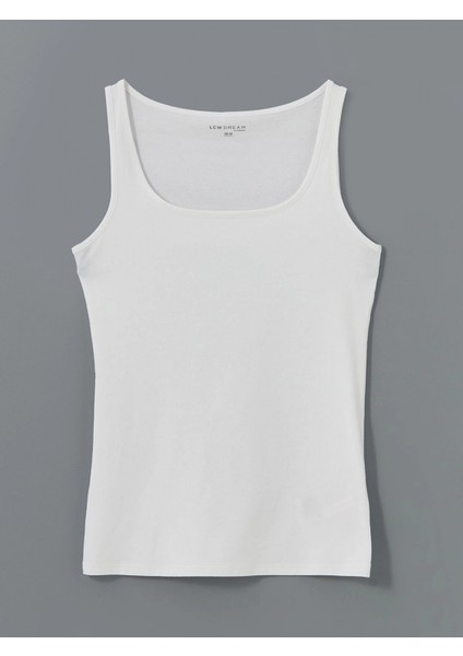 Lcw Dream Beyaz U Yaka Kadın Atlet indirimleri