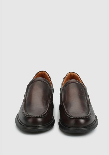 Kahve Deri Erkek Ayakkabı modelleri