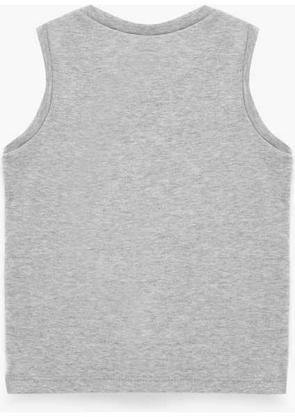 Bisiklet Yaka Pamuk Karışımlı Kolsuz Atlet fiyatları