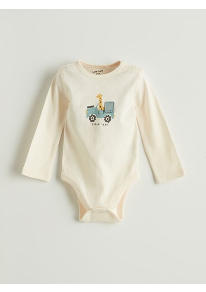 Yeni Sezon Bisiklet Yaka Erkek Bebek Çıtçıtlı Bodysuit