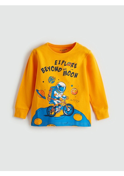 Yeni Sezon Bisiklet Yaka Erkek Çocuk Pijama Takımı indirimleri