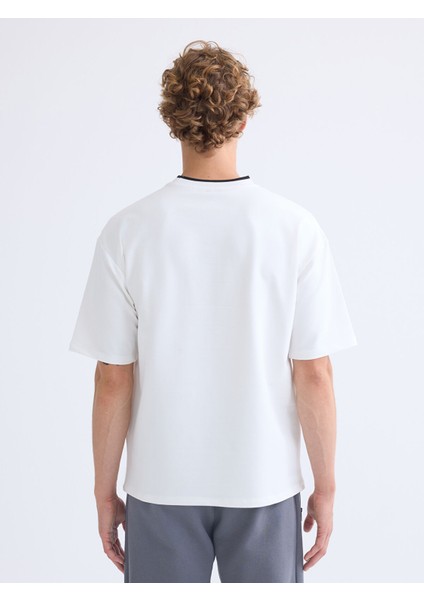Yeni Sezon Bisiklet Yaka Kısa Kollu Erkek Sweatshirt fırsatları