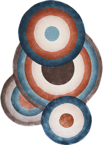 Costom Made 160X230 cm Yün Viskoz Halı