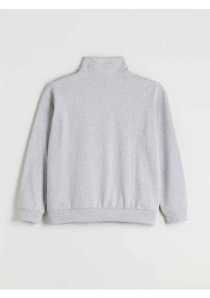 Yeni Sezon Dik Yaka Baskılı Erkek Sweatshirt fiyatları