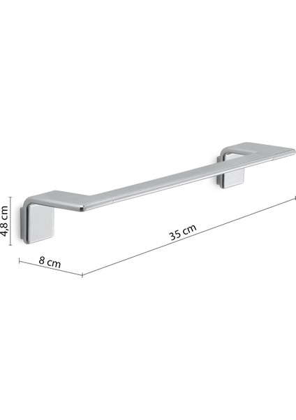 Il Giglio Havluluk, Uzun, 35 cm - Krom modelleri
