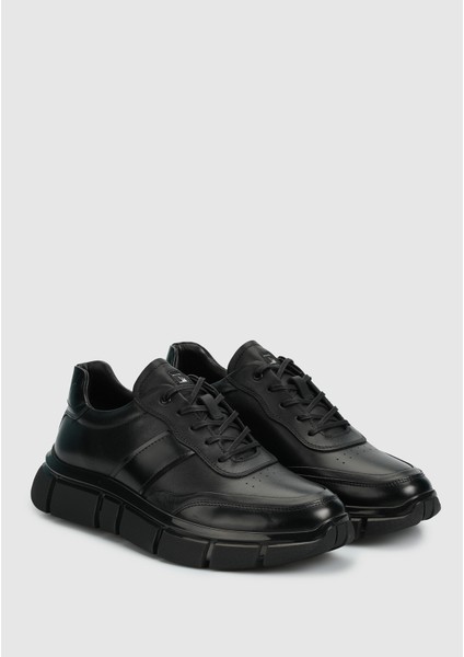 Siyah Deri Erkek Sneaker fiyatları