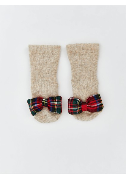 Yeni Sezon Kaydırmaz Tabanlı Kız Bebek Ev Çorabı