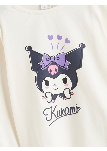 Yeni Sezon Kuromi Lisanslı Kız Bebek Sweatshirt ve Tayt modelleri