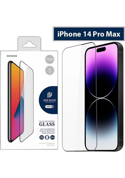 Dux Ducis iPhone 14 Pro Max 6.7 Full Kaplama Cam Ekran KORUYUCU-(1903)