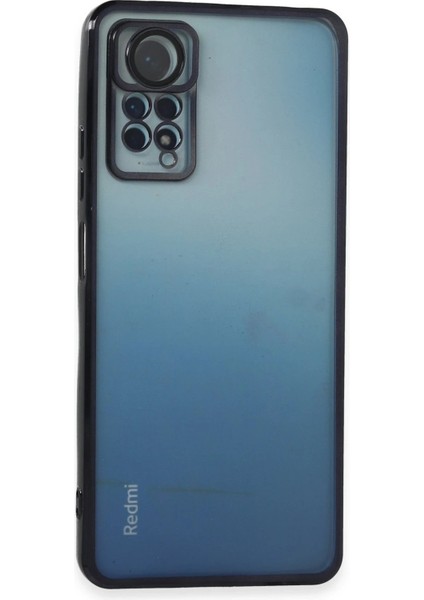 Newface Xiaomi Redmi Note 12 Pro 4g Kılıf Razer Lensli Silikon - Siyah