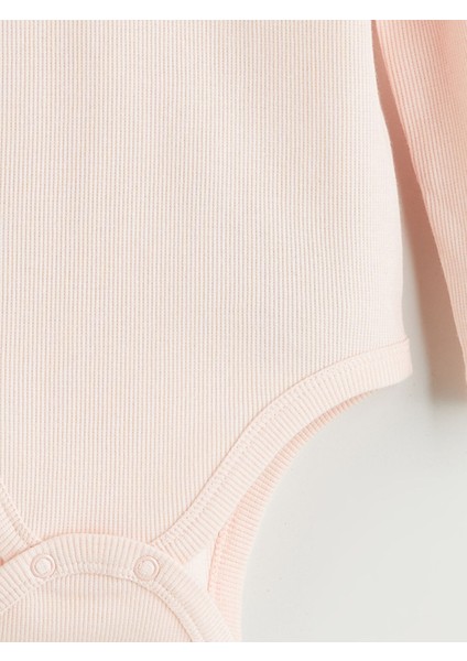 Yeni Sezon Bisiklet Yaka Kız Bebek Çıtçıtlı Body fırsatları