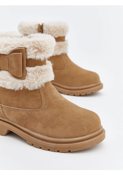 Yeni Sezon Süet Görünümlü Kız Bebek Bot modelleri