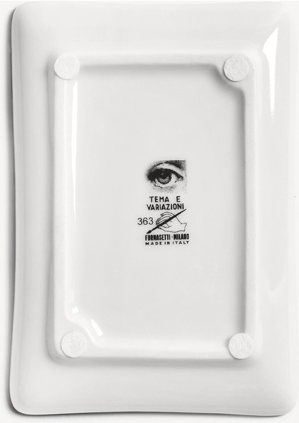 N 363 Siyah Beyaz Porselen Kül Tablası modelleri