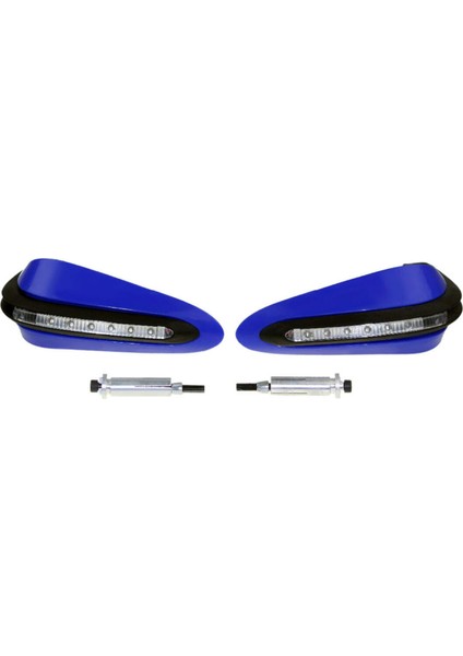 Motosiklet LED Sinyalli Elcik Koruma Mavi – Dayanıklı, Şık ve Güvenli Tasarım