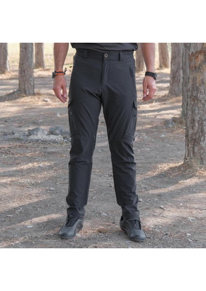 Erkek Outdoor Pantolon - Tactical - Siyah