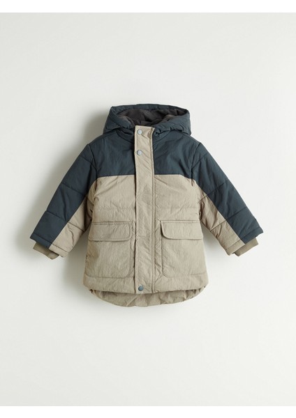 Yeni Sezon Kapüşonlu Erkek Bebek Mont