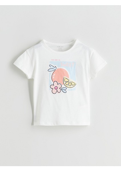 Yeni Sezon Baskılı Kız Bebek Tişört ve Tayt 2'li fiyatları