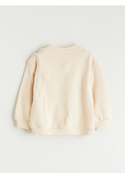 Yeni Sezon Bisiklet Yaka Erkek Bebek Sweatshirt ve Pantolon 2'li fırsatları