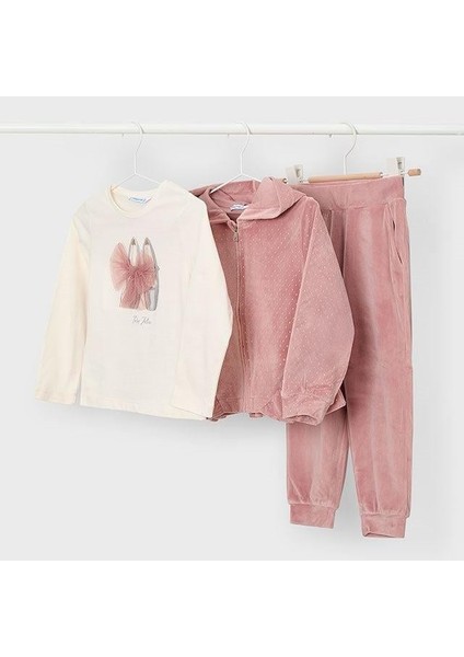 Kız Çocuk 3'lü Eşofman Takımı 4892 4/10 Yaş