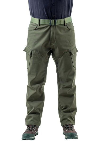 Içi Polarlı Softshell Pantolon - Su Rüzgar Geçirmez - Savage - Haki - Tactical Pantolon