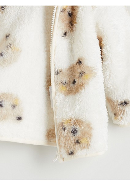 Yeni Sezon Kapüşonlu Pelüş Erkek Bebek Hırka ve Pantolon fırsatları