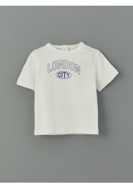 Yeni Sezon Bisiklet Yaka Baskılı Erkek Bebek Tişört 2'li indirimleri