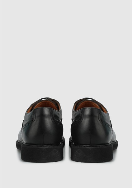 Siyah Deri Erkek Ayakkabı fırsatları