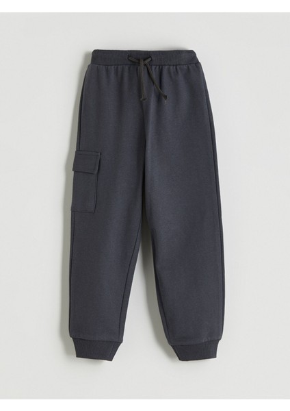 Yeni Sezon Beli Lastikli Basic Erkek Çocuk Eşofman Altı