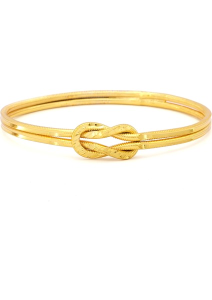 altın kaplama desenli ajda aşk düğümü bilezik blz-3115 fiyatları